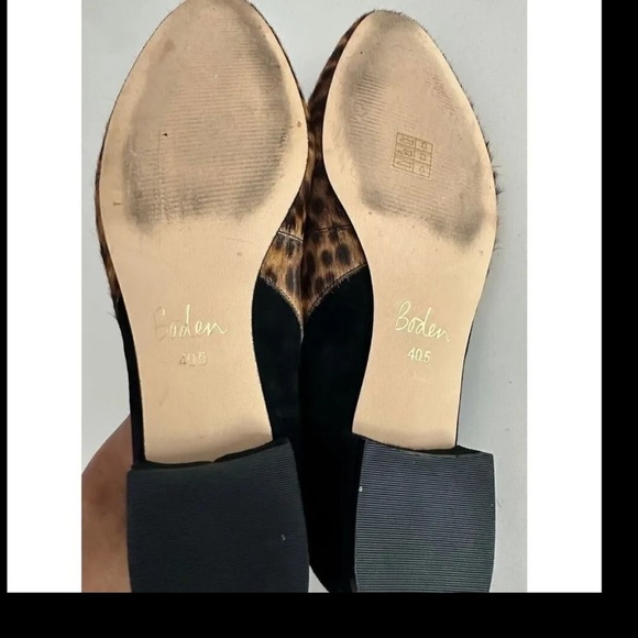 Boden Leopard Print Ballet Flats - Picture 3 of 4